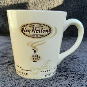 Advertising Coffee Mug Tim Hortons 2005 Ltd Ed #/No 005 Cream Steaming Cup Joe